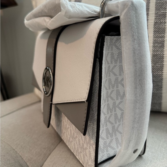 Michael Kors White and Gray Mini Bag - Picture 5 of 5